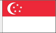 Singapore Table Flags